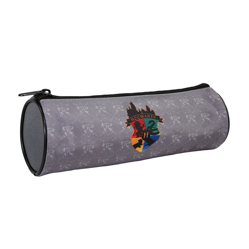 3666311027937-Trousse Harry Potter - 22cm -  1 compartiment - gris - Bagtrotter-P_405226261_2-1