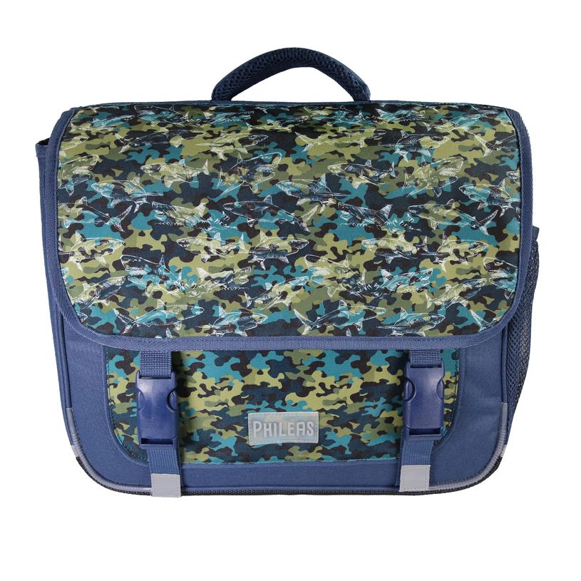 3666311027340-Cartable Phileas - 38cm -  2 compartiments - marine - Bagtrotter-P_405226265_1-0