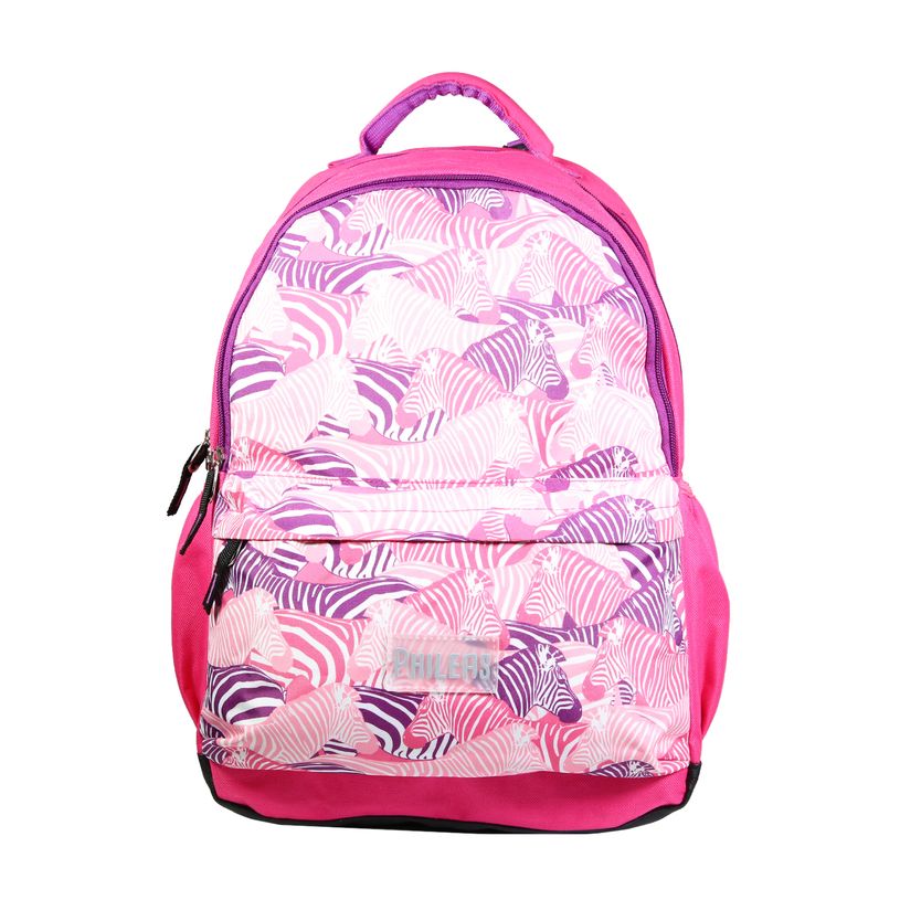 3666311010144-Sac a dos - Phileas - 45cm - 2 compartiments - rose - Bagtrotter-P_405226271_1-0