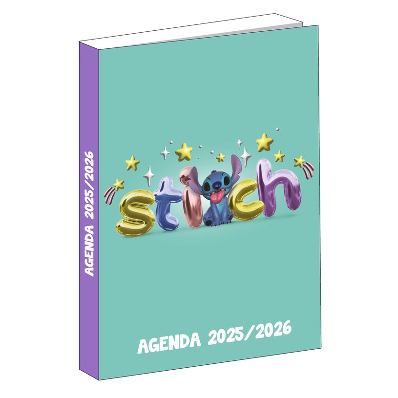 3666311031156-Agenda Stitch - 1 jour par page - 12x17 cm - vert - Bagtrotter-P_405226304_1-0