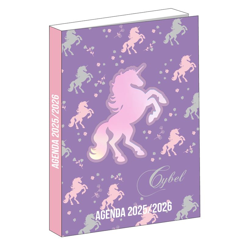 3666311028125-Agenda Cybel - 1 jour par page - 12x17 cm - rose - Bagtrotter-P_405226312_1-0