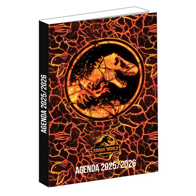 3666311029566-Agenda Jurassic World - 1 jour par page - 12x17 cm - noir - Bagtrotter-P_405226316_1-0