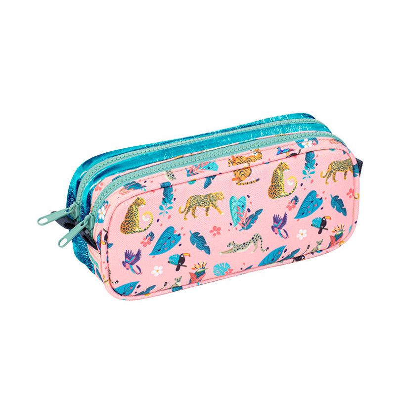 3135258774308-Trousse Exotic - 2 compartiments - Rose - Viquel-P_405226372_1-0