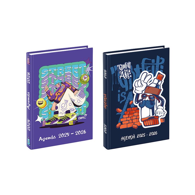 3135257454645-Agenda Street Art - 1 jour par page - 12 x 17 cm - Viquel-P_405226401_1-0