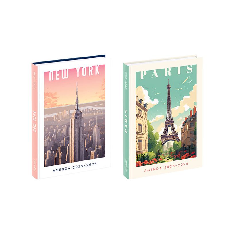 3135257454546-Agenda City - 1 jour par page - 12 x 17 cm - Viquel-P_405226403_1-0