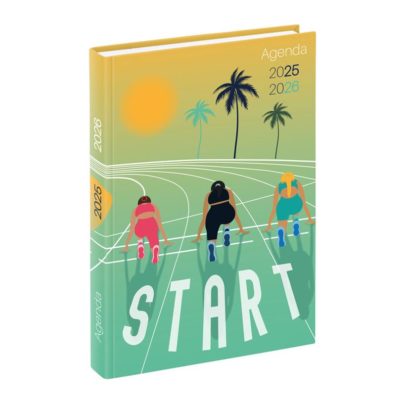 3135257454553-Agenda Girl Sport - 1 jour par page - 12 x 17 cm - Viquel-P_405226405_2-1