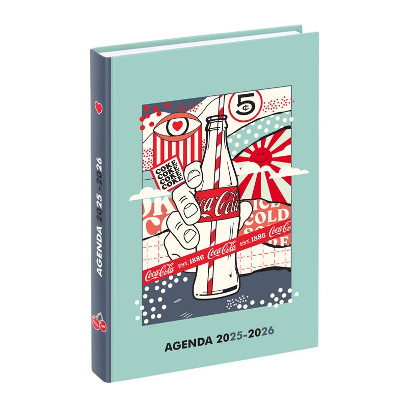 3135257454393-Agenda Coca-cola sunshine - 1 jour par page - 12 x 17 cm - Viquel-P_405226406_2-1