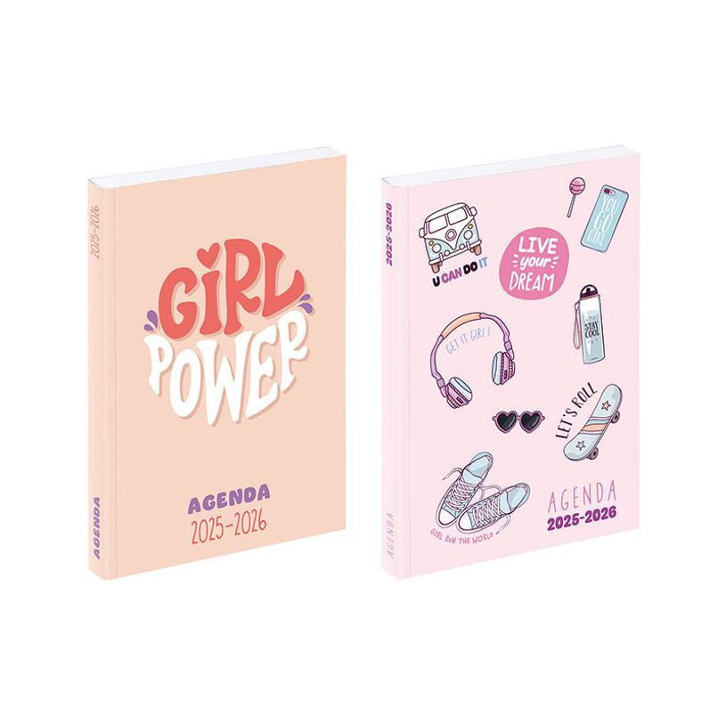 3135257464569-Agenda Girl Power - 1 jour par page - 12 x 17 cm - Viquel-P_405226407_1-0