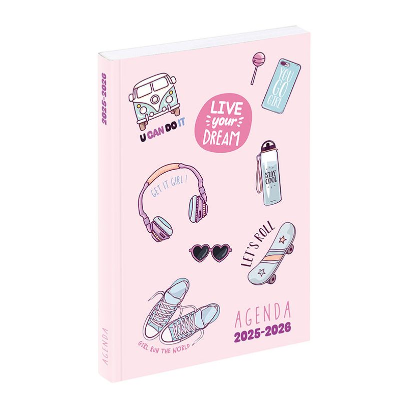 3135257464569-Agenda Girl Power - 1 jour par page - 12 x 17 cm - Viquel-P_405226407_2-1