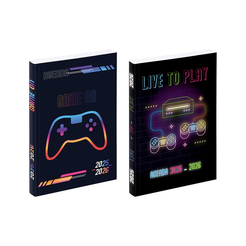 3135257464439-Agenda Game on - 1 jour par page - 12 x 17 cm - Viquel-P_405226416_1-0
