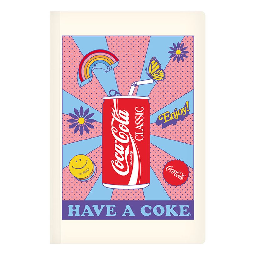 3135252844397-Carnet de notes Coca-cola sunshine - 128 pages - A5 - Viquel-P_405226418_3-2