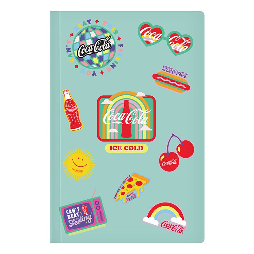 3135252844397-Carnet de notes Coca-cola sunshine - 128 pages - A5 - Viquel-P_405226418_4-3