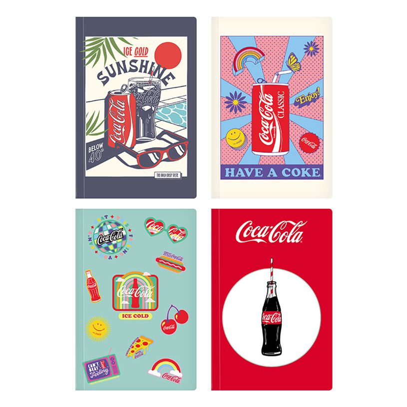 3135252844397-Carnet de notes Coca-cola sunshine - 128 pages - A5 - Viquel-P_405226418_6-5