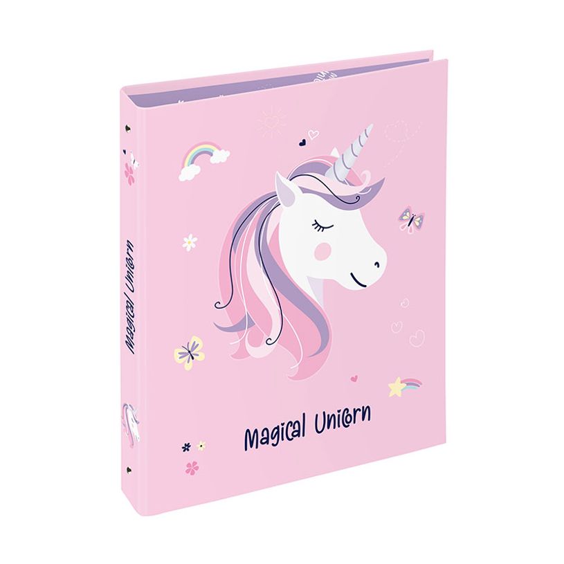 3135252004401-Classeur 4 anneaux - Dos 50 mm - A4 - Magical Unicorn - Viquel-P_405226424_4-3