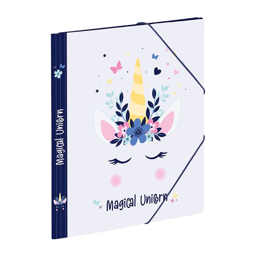 3135252014400-Chemise à élastique 3 rabats - A4 - Magical Unicorn - Viquel-P_405226426_2-1