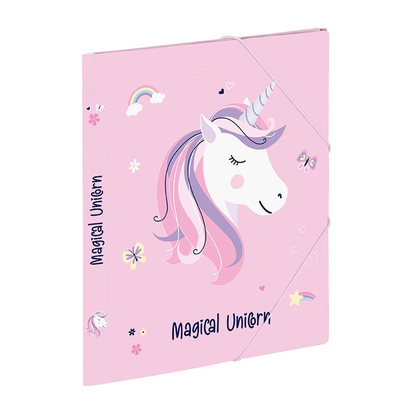 3135252014400-Chemise à élastique 3 rabats - A4 - Magical Unicorn - Viquel-P_405226426_4-3