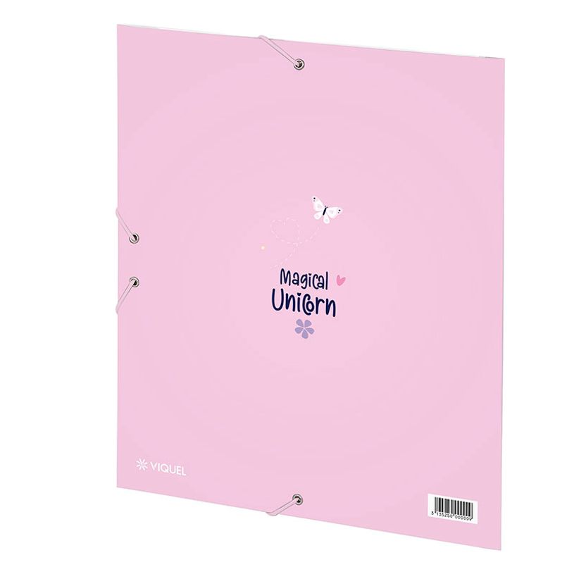3135252014400-Chemise à élastique 3 rabats - A4 - Magical Unicorn - Viquel-P_405226426_5-4