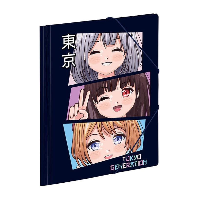 3135252014424-Chemise à élastique 3 rabats - A4 - Manga - Viquel-P_405226434_2-1