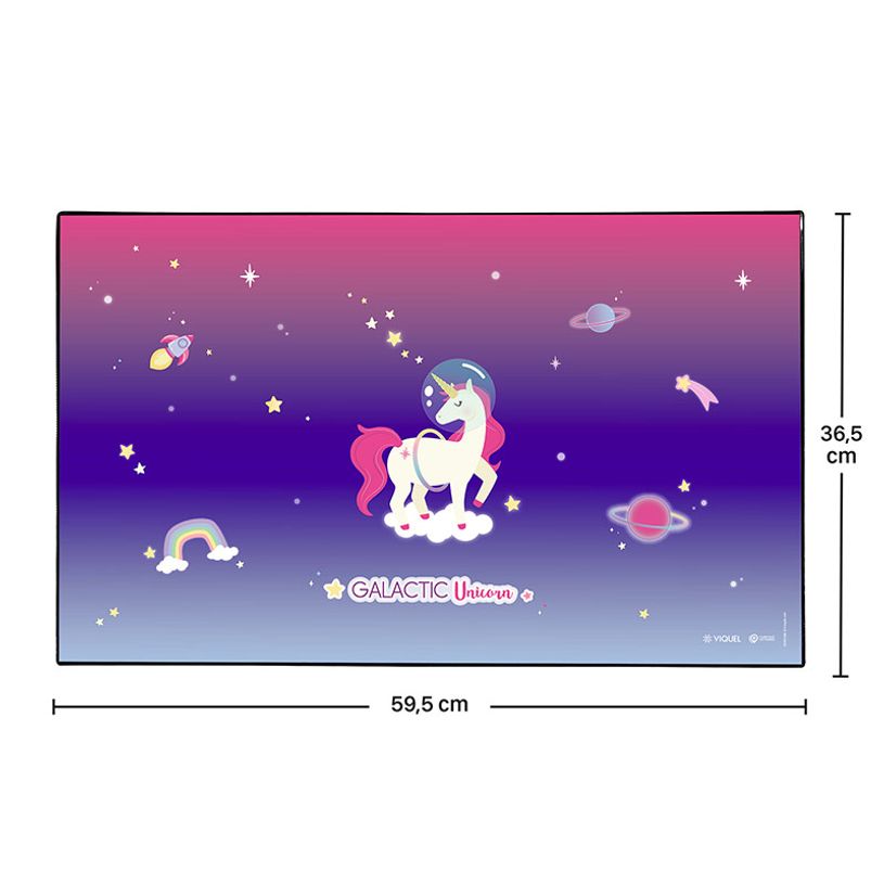 3135250997163-Sous-main Galactic Unicorn- 59,5 x 36,2 cm - Viquel-P_405226457_2-1