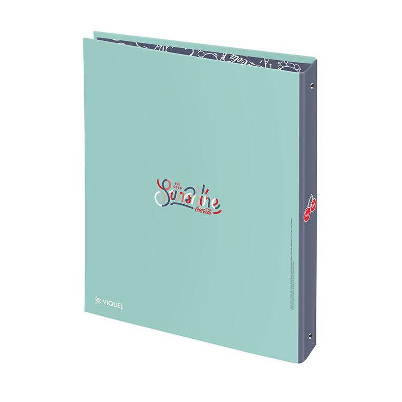 3135252004456-Classeur 4 anneaux - Dos 50 mm - A4 - Coca-Cola Sunshine - Viquel-P_405226469_4-3