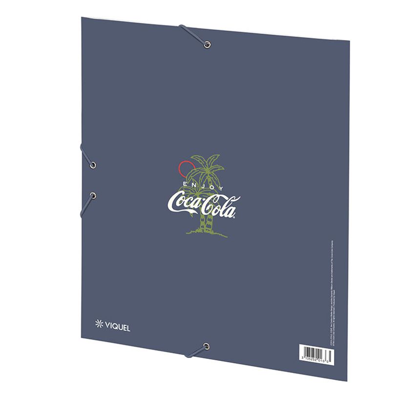 3135252014455- Chemise à élastique 3 rabats - A4 - Coca-Cola Sunshine - Viquel-P_405226470_5-4