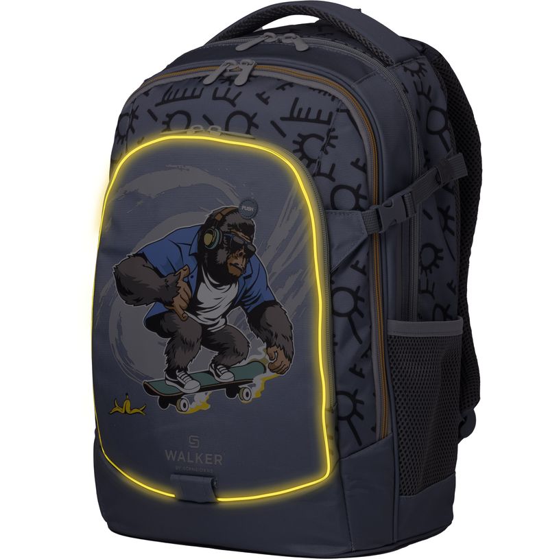 9002638243119-Sac à dos WALKER "Fame" - 2 compartiments coloris Banana Slide-P_405226483_1-0