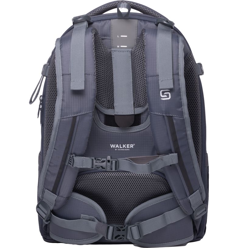 9002638241788-Sac à dos WALKER "Wizzard Campus Neo" - 3 compartiments coloris Steel Grey-P_405226486_1-1