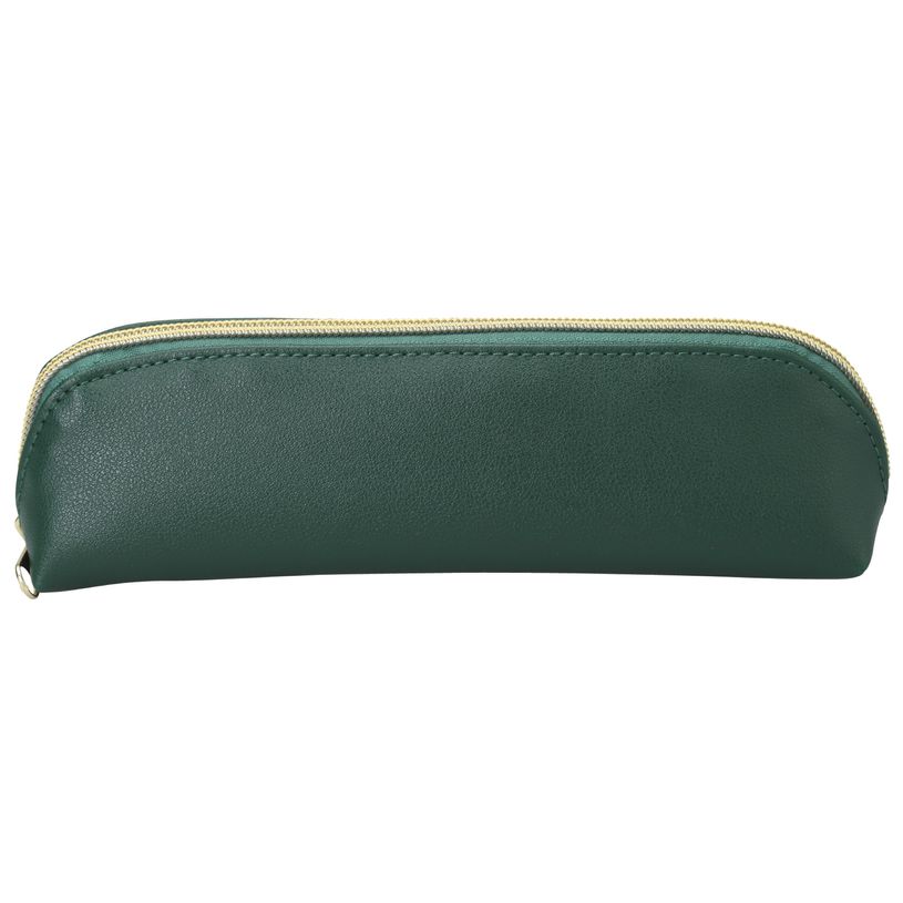 3173749253604-	Trousse ovale SCHOOL "Dots" coloris vert-P_405226547_1-0