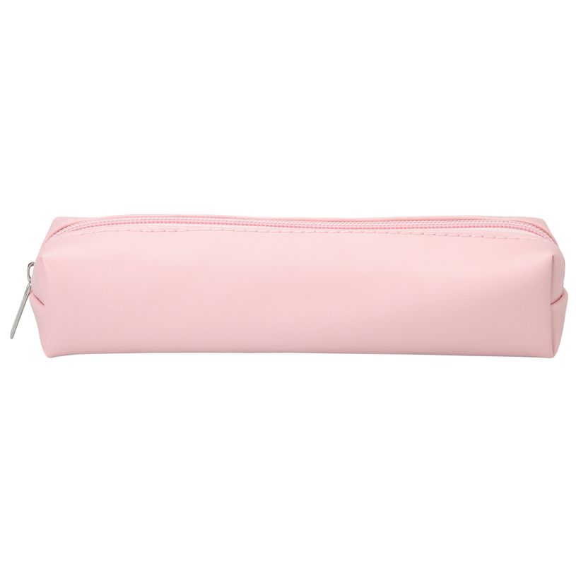 3173744253616-Trousse carrée SCHOOL "Easy" coloris rose clair-P_405226557_1-0