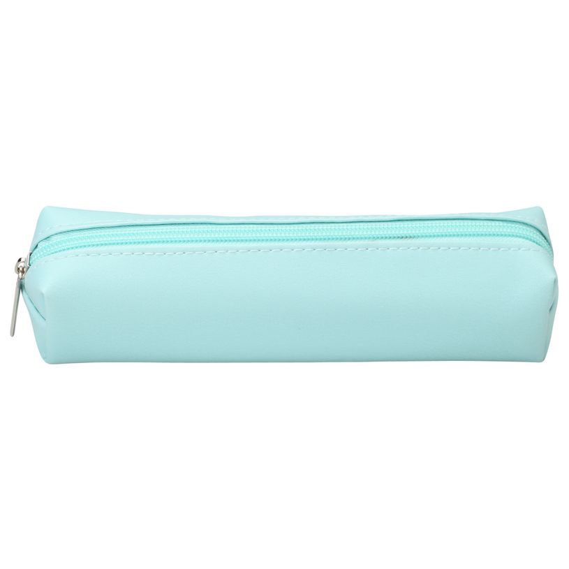 3173741253619-Trousse carrée SCHOOL "Easy" coloris turquoise-P_405226562_1-0