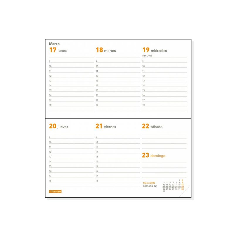8422952389361-Finocam - Agenda - 2025 - semainier - PL1 - 64 x 118 mm - min - plastique-P_405226732_3-0