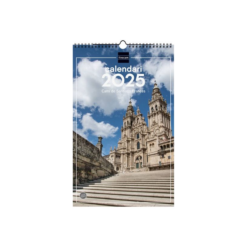 8422952382553-Finocam - Calendrier - fixation murale - 2025 - French way of St. James - mois à afficher - 250-P_405226903_2-0