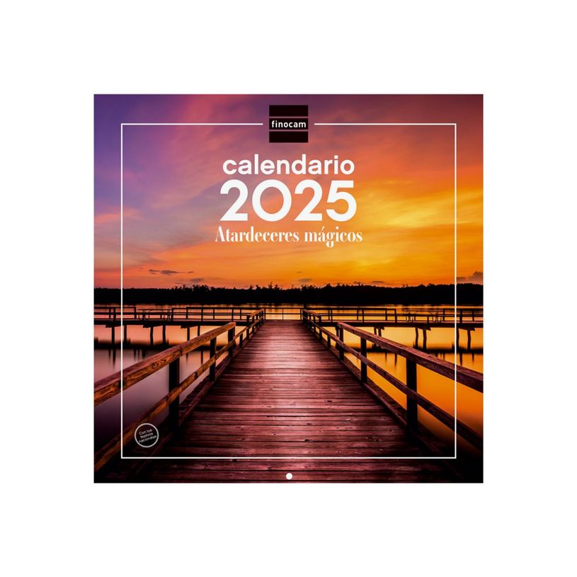 8422952383468-Finocam - Calendrier - fixation murale - 2025 - magical sunsets - mois à afficher - 300 x-P_405226916_4-0