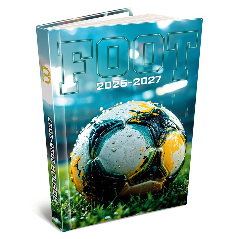 3592930027921-Agenda Football - 1 jour par page - 12,5 x 17,5 cm - Bouchut--0