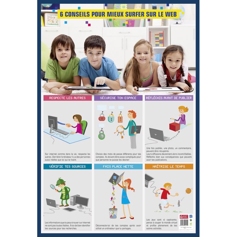 3592930011159-Poster pédagogique Web - 52 x 76 cm - Bouchut--0