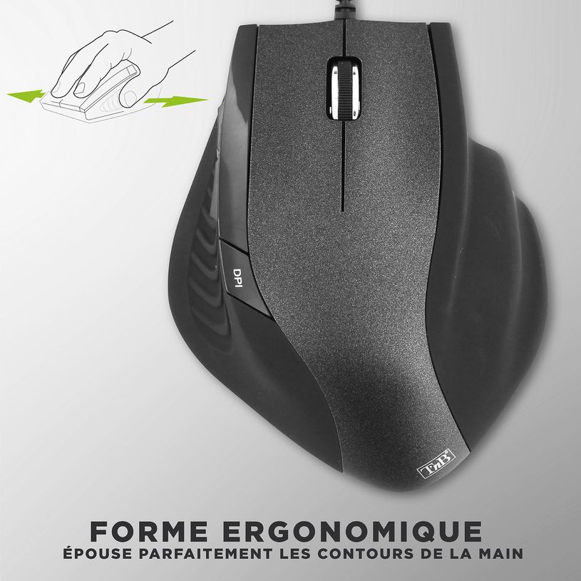 3303170068120-T'nB - Souris filaire ergonomique - noir--2