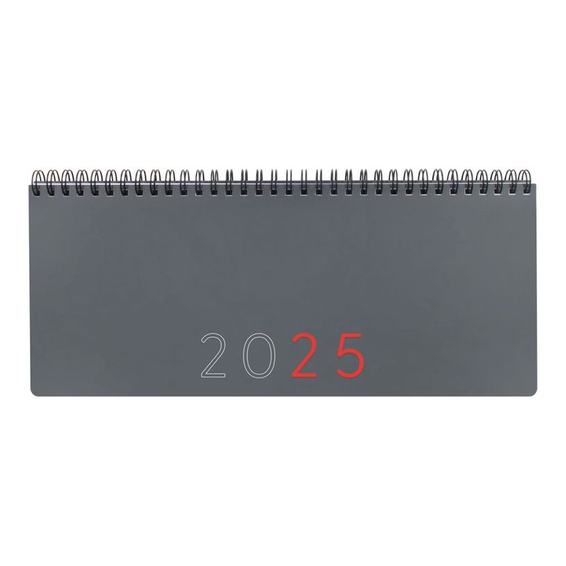 Agenda 2026 A5 Mensuel Et Semainier - Couverture Polypropylène Gris (Décembre 2025 à Décembre 2026) - Layout Minimaliste, Poche Arrière