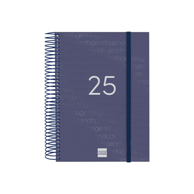 8422952387336-Finocam - Agenda - 2025 - 1 jour par page - reliure à spirale - E10 - 155 x 212 mm - bleu-P_405227222_5-0