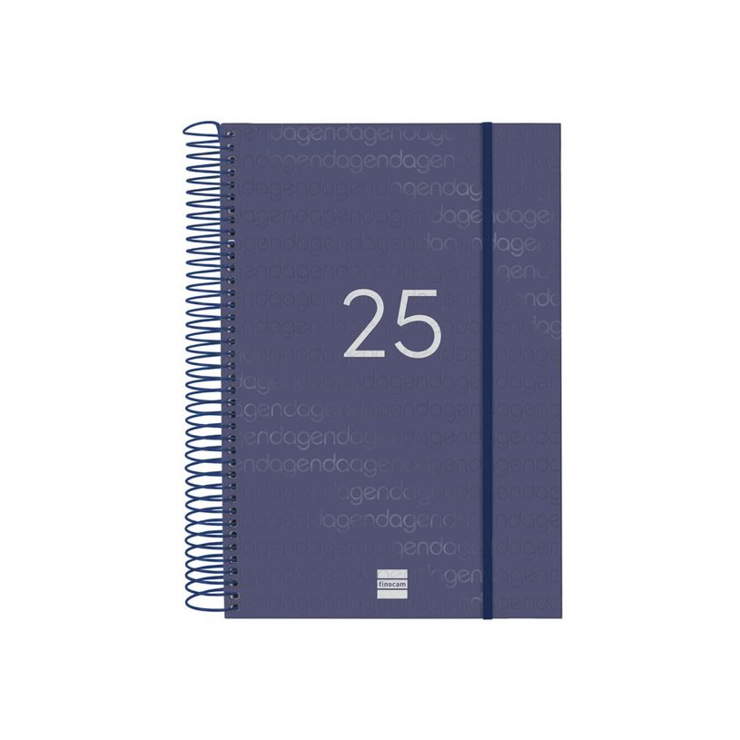 8422952386773-Finocam - Agenda - 2025 - 1 jour par page - reliure à spirale - E11 - 165 x 242 mm - bleu-P_405227361_6-0