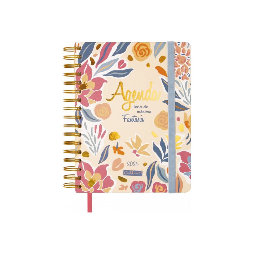 8422952388333-Finocam Talkual - Agenda - 2025 - 1 jour par page - reliure à anneaux métalliques - 4º -P_405227370_12-0