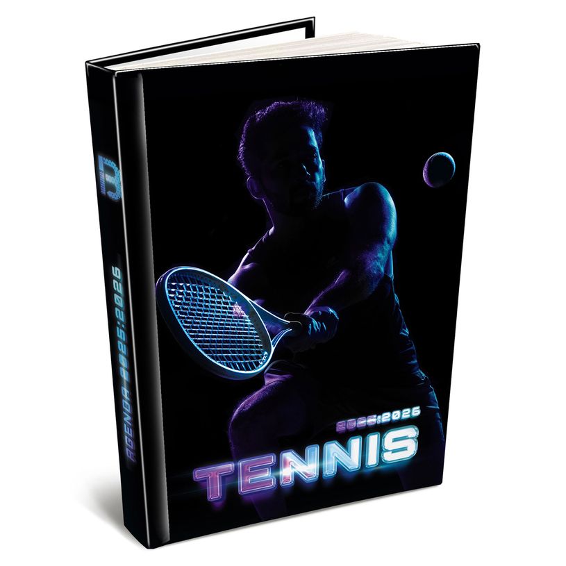 3592930027914-Agenda RDC reliure intégra année scolaire BOUCHUT "Tennis" 12,5 x 17,5 cm PEFC 70 %-P_405227452_1-0
