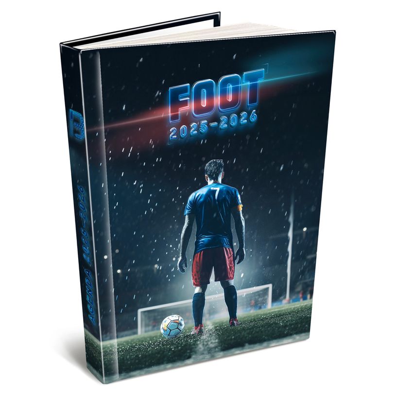 3592930027921-Agenda RDC reliure intégra année scolaire BOUCHUT "Football" 12,5 x 17,5 cm PEFC 70 %-P_405227453_1-0