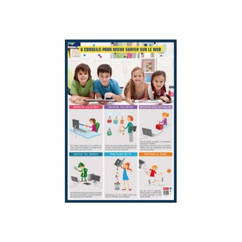 3592930011159-Bouchut - Poster pédagogique - 52 x 76 cm - 6 conseils pour mieux surfer sur le web-P_405227472_1-0