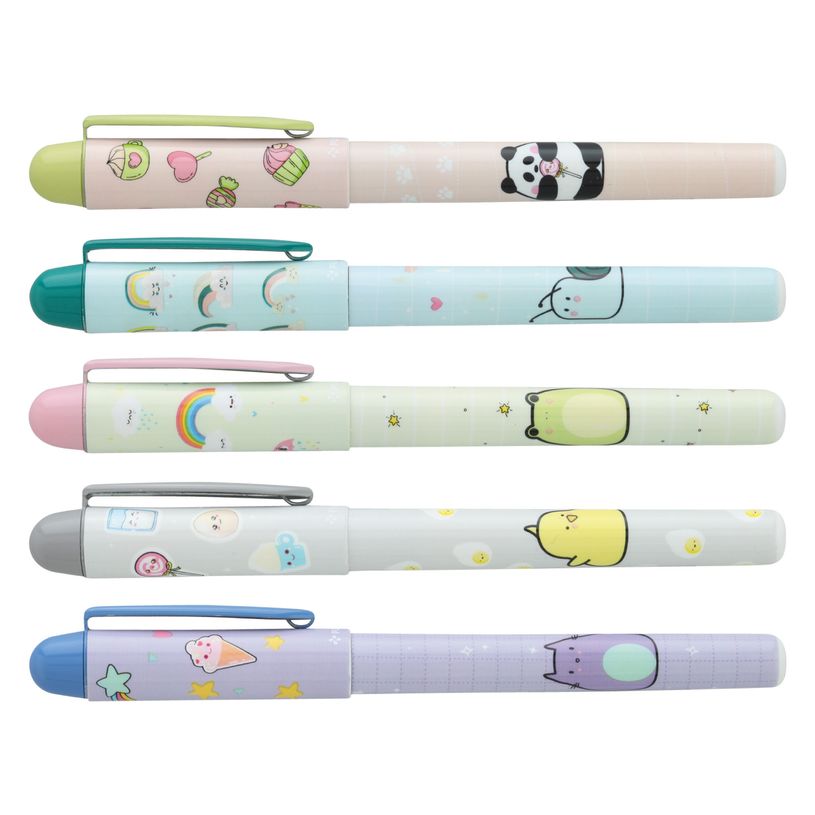 3173740253054-Plumink plastique INK "Kawaî" 5 designs assortis -P_405227499_1-0