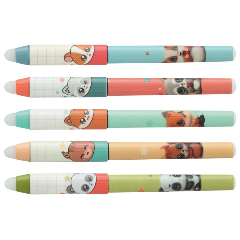 3173740253085-Effacink plastique INK "Fluffy's" 5 designs assortis -P_405227502_2-1