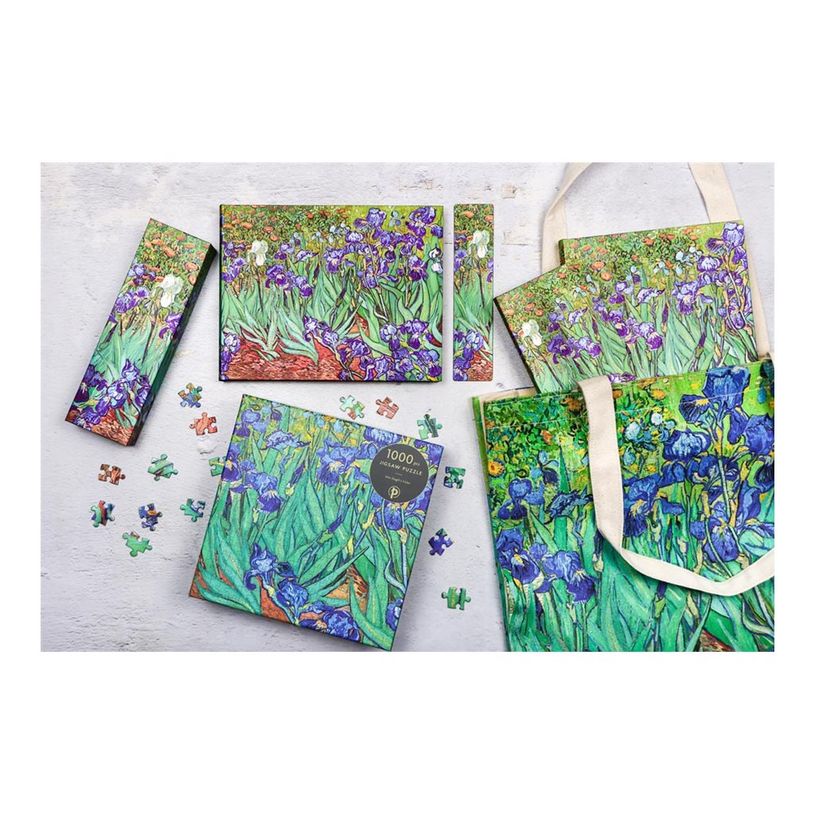 9781439782057-Journal  -  12 x 18 cm  - 144 pages - Les iris de Van Gogh  - verte - Paperblanks-P_405227596_3-2