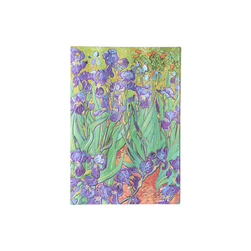 9781439782057-Journal  -  12 x 18 cm  - 144 pages - Les iris de Van Gogh  - verte - Paperblanks-P_405227596_5-3