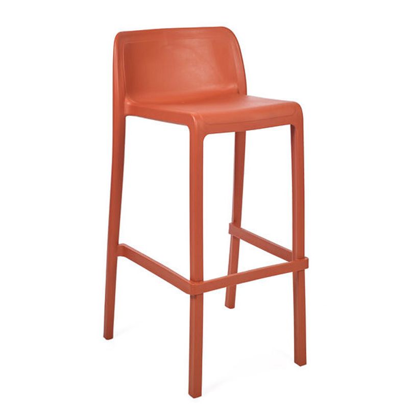 8414376784372-Tabouret haut empilable ATTIC - Ezpeleta professionnel - Brique-P_405227945_1-0