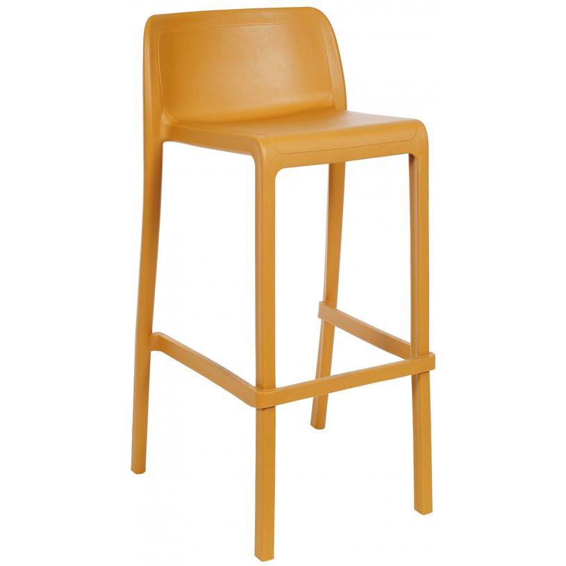 8414376807637-Tabouret haut empilable ATTIC - Ezpeleta professionnel - Moutarde-P_405227947_1-0