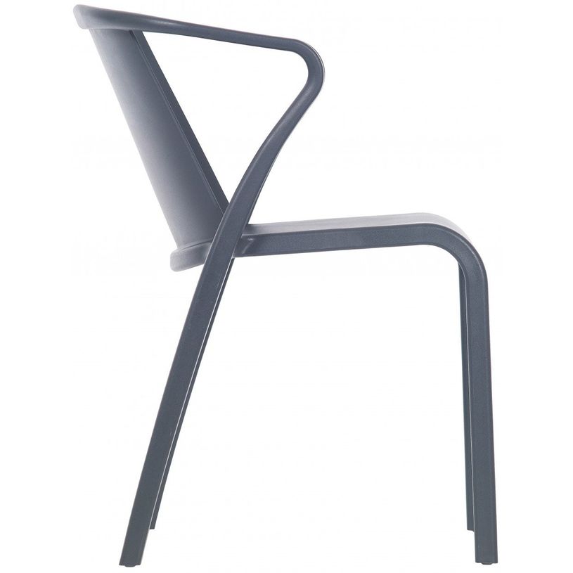 8414376776070-Fauteuil empilable FADO - Ezpeleta professionnel - Anthracite-P_405227953_2-1